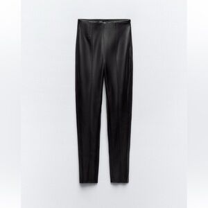 Zara Faux leather leggings